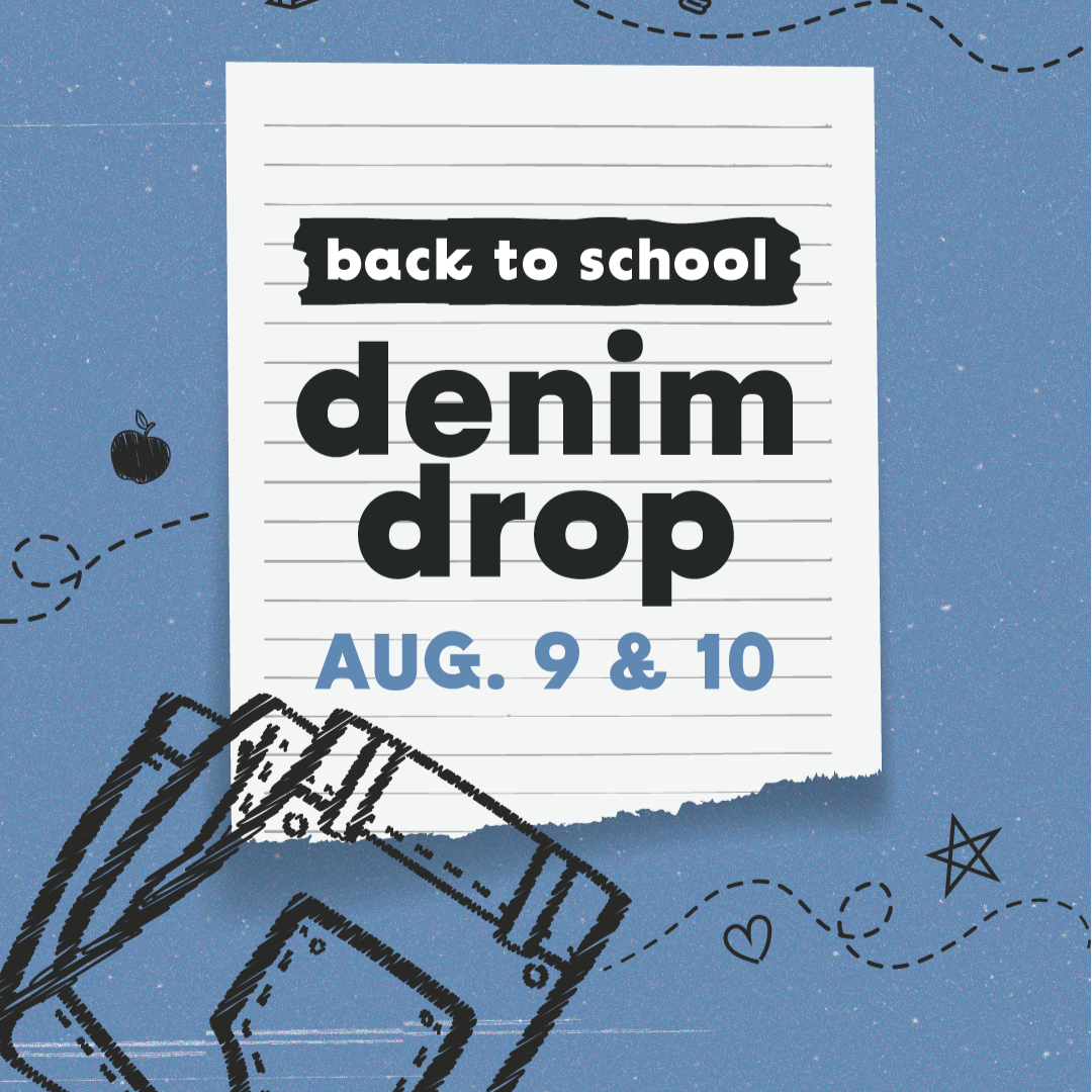 Back to School Denim Drop
